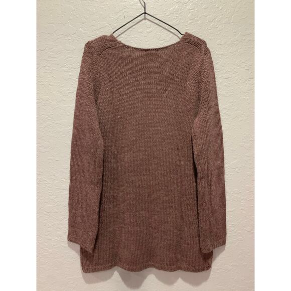 Soft Surroundings Women's Sweater Size M Brown Pullover Acrylic Wool Alpaca NWT - Picture 6 of 6